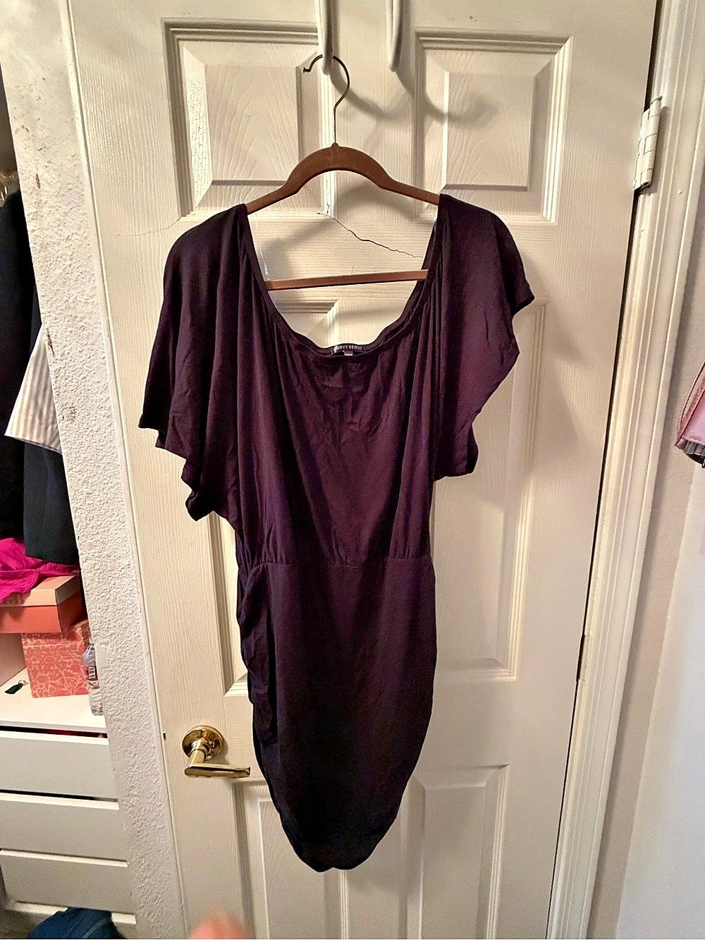 Curvy Sense Mini Dress in Black Size 1X Like New